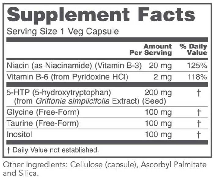 5-HTP 200 MG 60 Vegan Capsules - Image 2