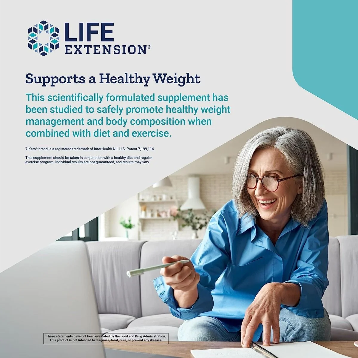 7-Keto DHEA Metabolite 100 MG 60 Veggie Caps - Image 6