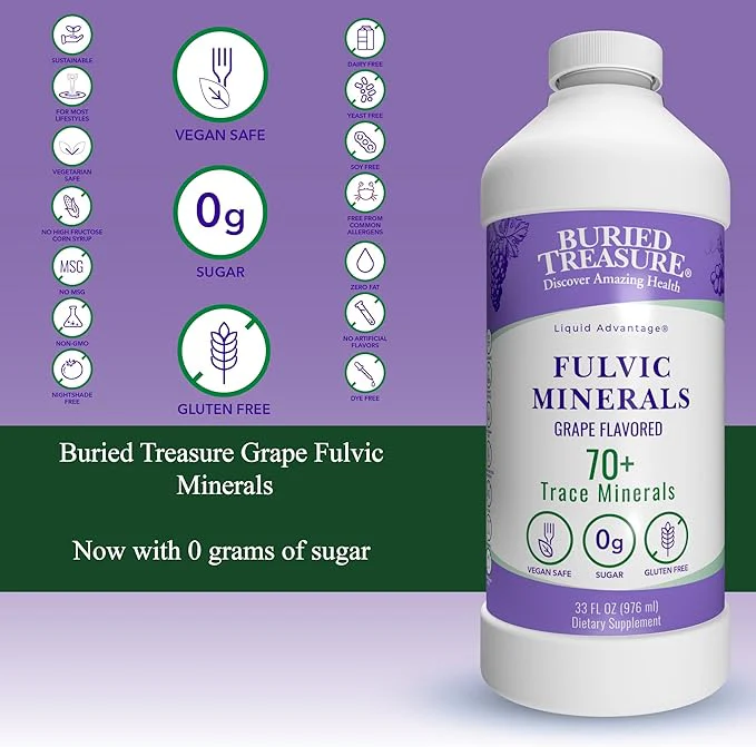 70 Plus Plant Derived Minerals Concord Grape 32 ozLiquid - Image 2