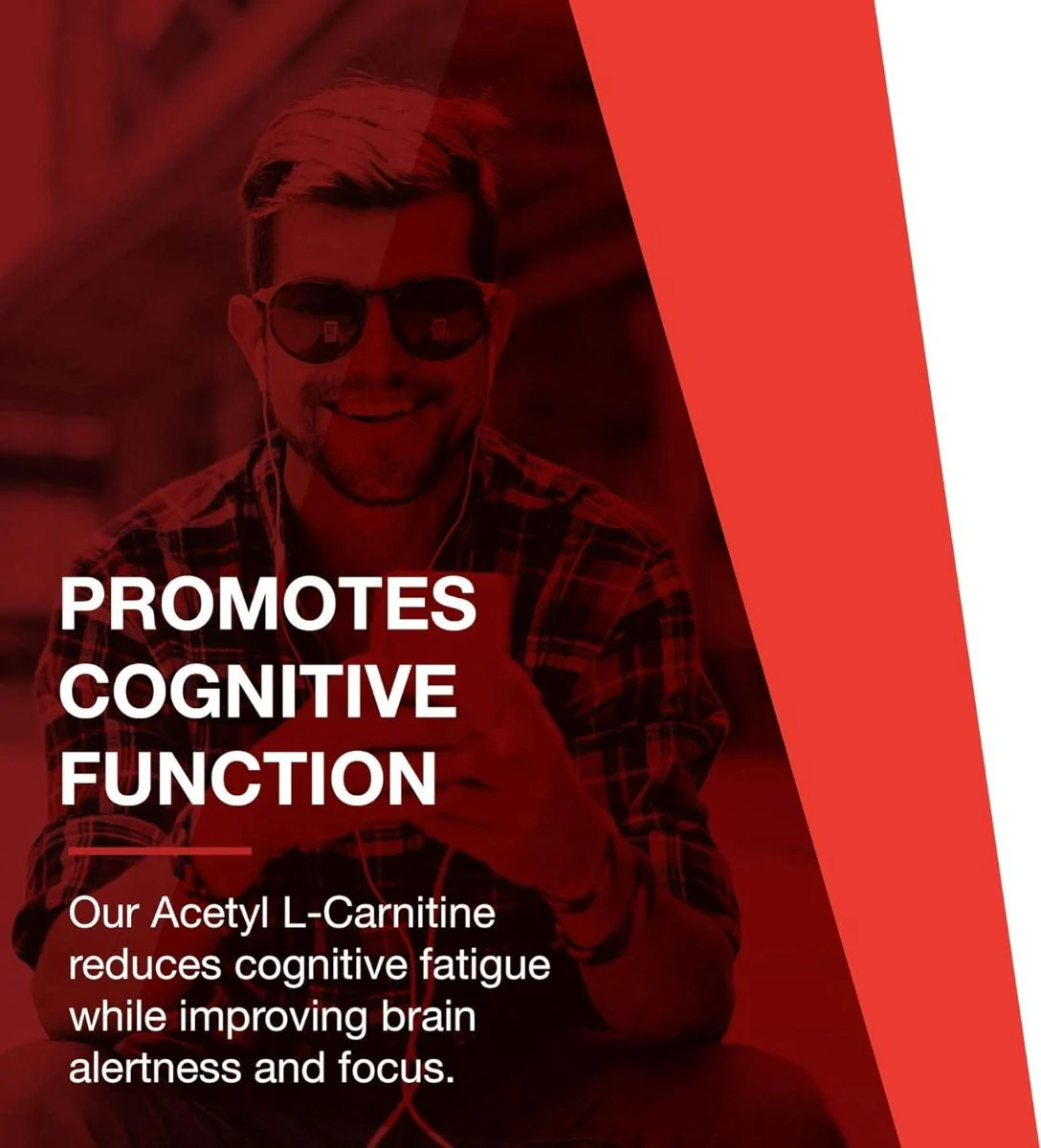 Acetyl-L-Carnitine 500 MG 100 Vegan Capsules - Image 3