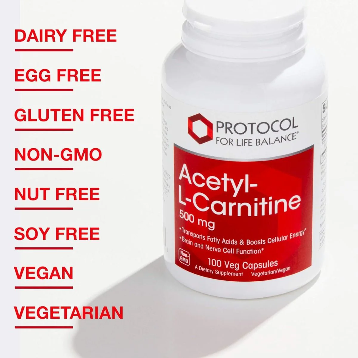 Acetyl-L-Carnitine 500 MG 100 Vegan Capsules - Image 6