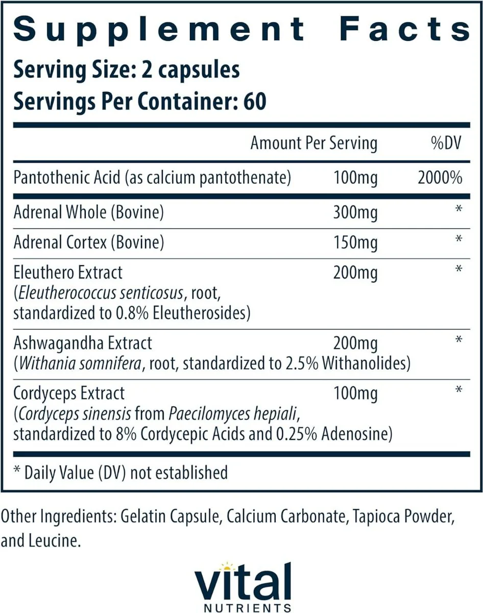 Adrenal Support 120 Capsules - Image 8
