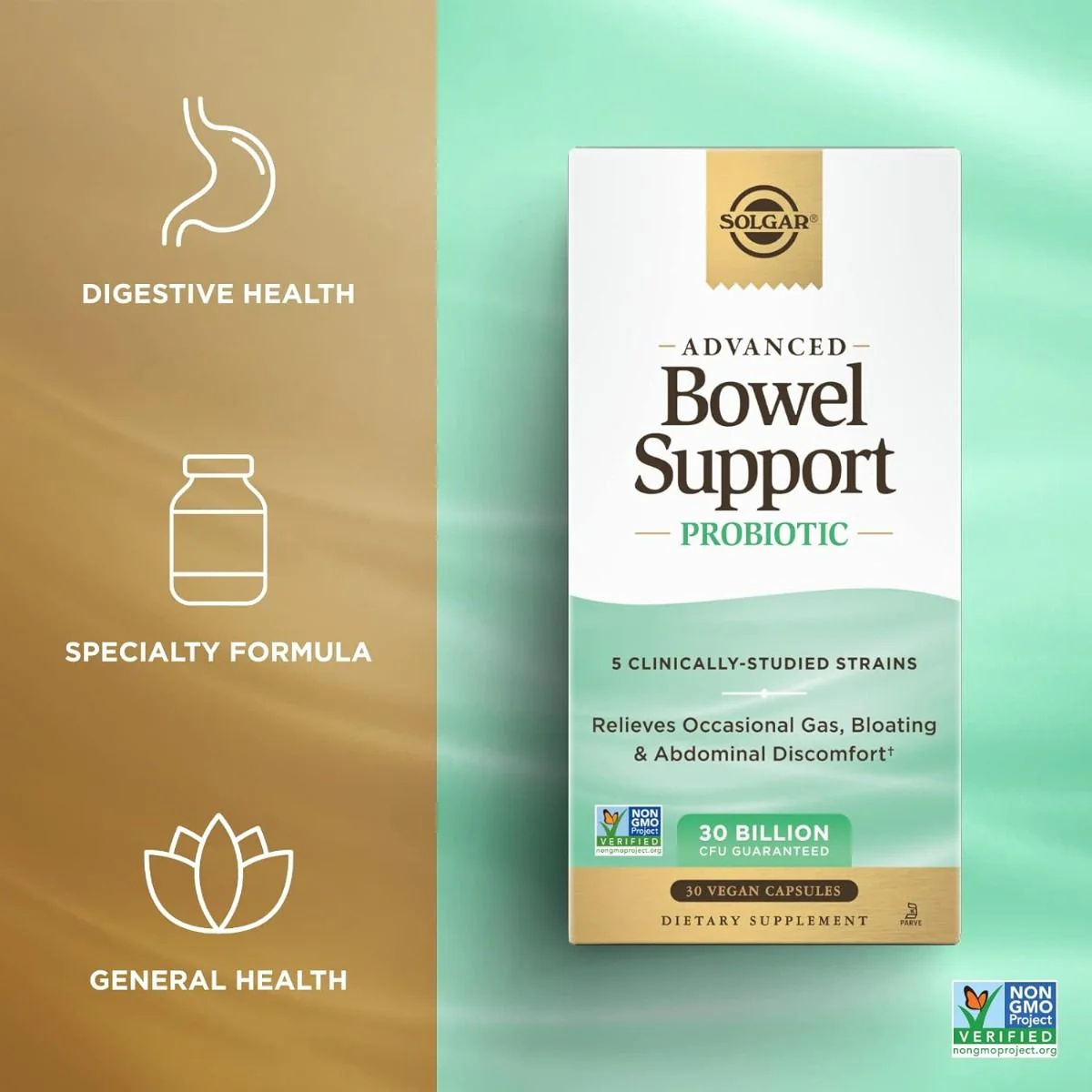 Advanced Bowel Support Probiotic 30 Billion 30Vegan Capsules - Image 6