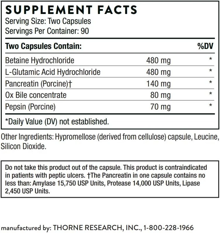 Advanced Digestive Enzymes FKA Bio-Gest 180 Veggie Caps - Image 2