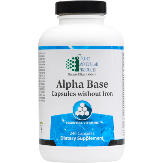Alpha Base Capsules w/o Iron 240 Capsules
