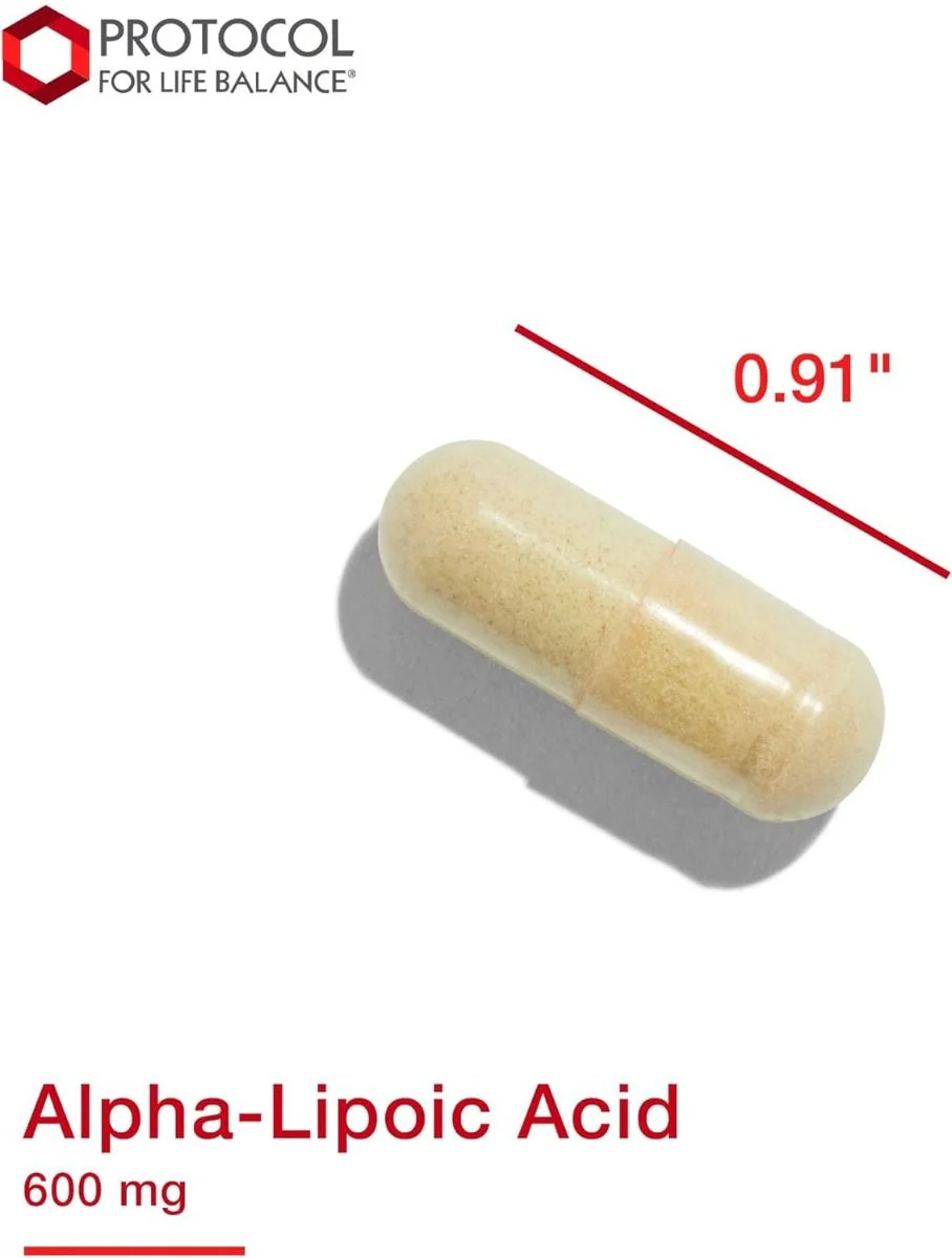 Alpha Lipoic Acid 600 MG 60 Vegan Capsules - Image 6