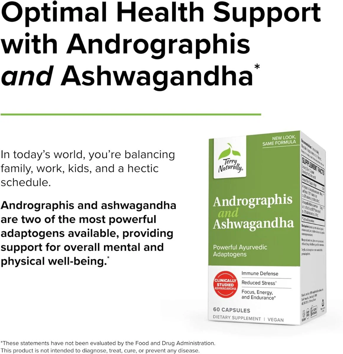 Andrographis and Ashwagandha 60 Capsules - Image 4