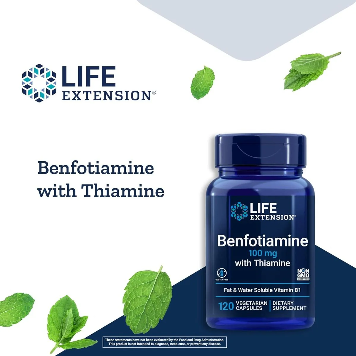 Benfotiamine with Thiamine 100 MG 120 Veggie Caps - Image 3