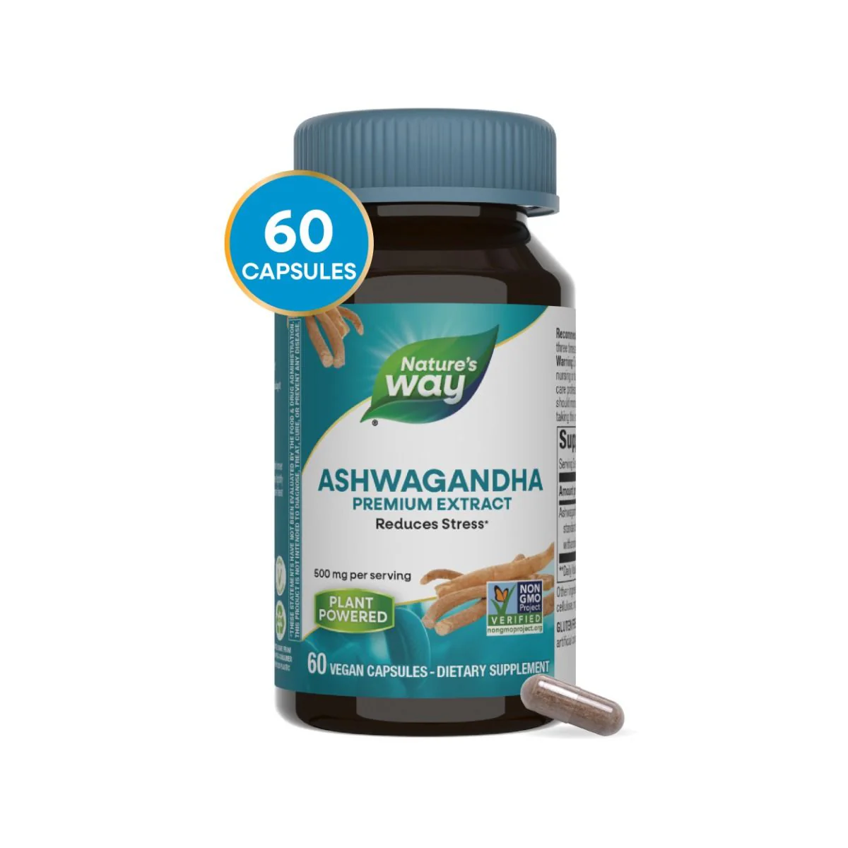 Ashwagandha 60Vegan Capsules - Image 3