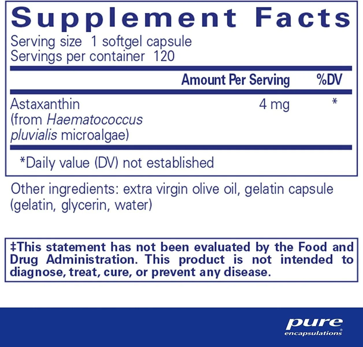 Astaxanthin 120 Gelcaps - Image 2