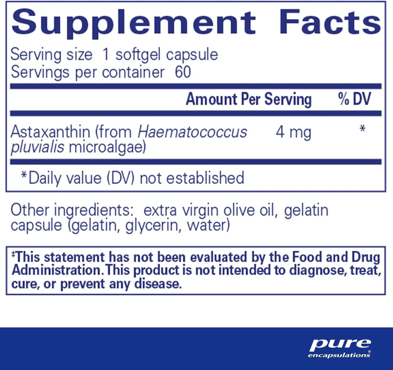 Astaxanthin 60 Capsules - Image 2