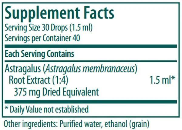 Astragalus Tincture 2 fl oz (60 ml)Drops - Image 2