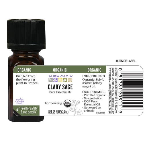 Organic Essential Oil - Clary Sage .25 ozOil - Image 5