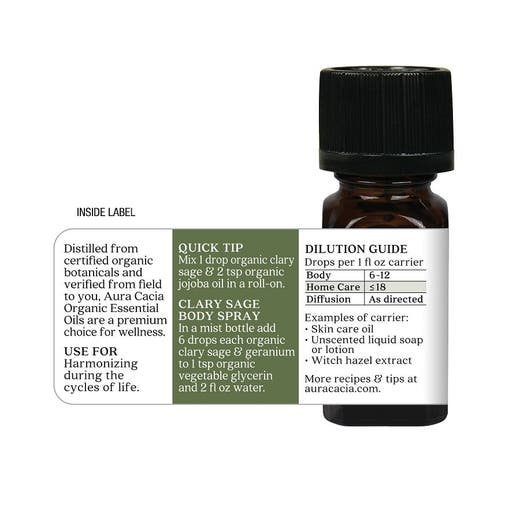 Organic Essential Oil - Clary Sage .25 ozOil - Image 6