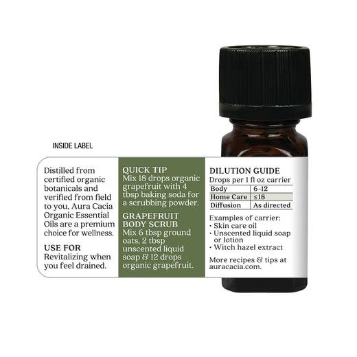 Organic Essential Oil Grapefruit .25 oz Oil - Image 6