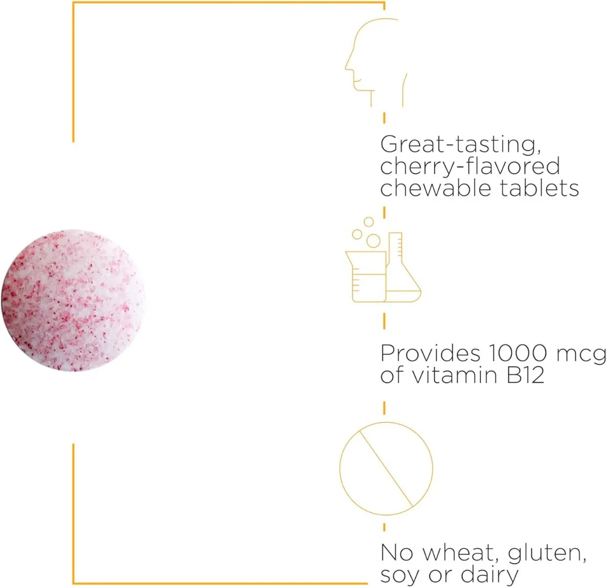 B12-Active 30 Chewable Tablets - Image 3