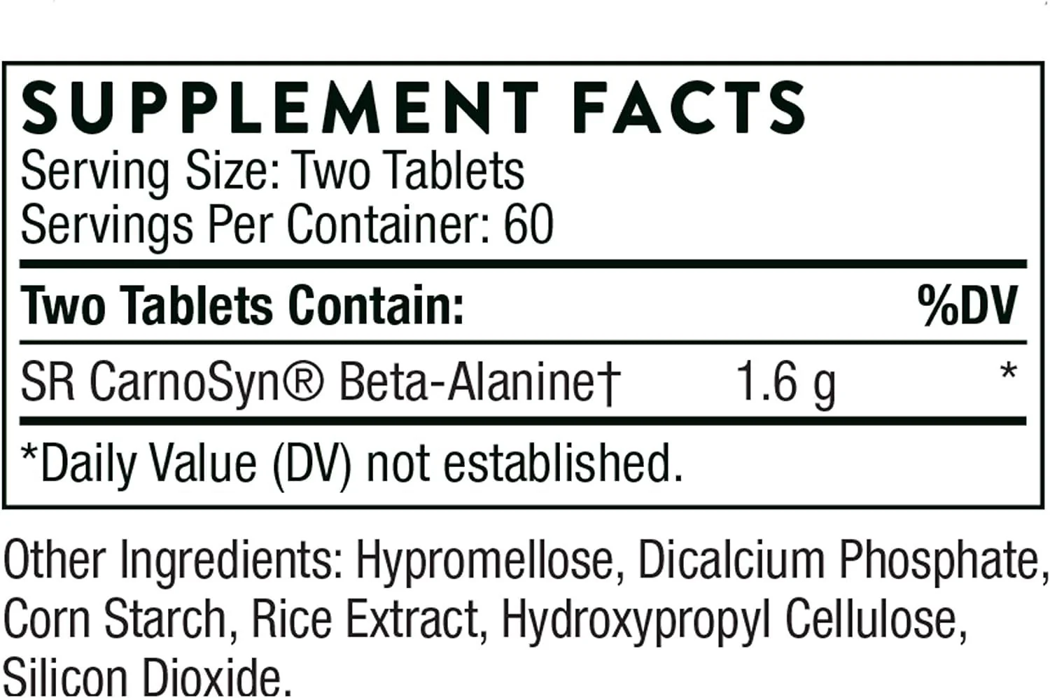 Beta Alanine-SR 120 Tablets - Image 2