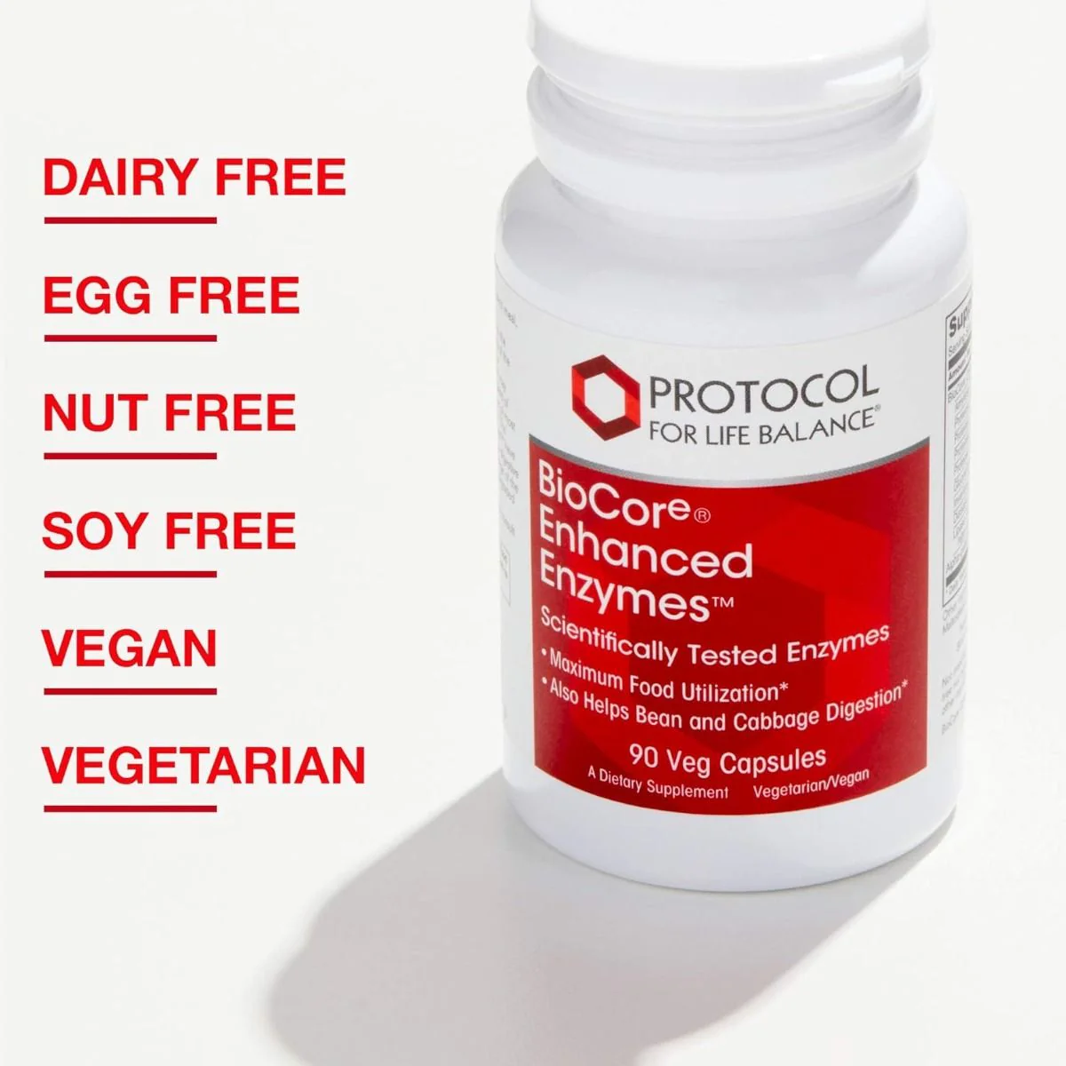 BioCor Enhanced Enzymes 90 Vegan Capsules - Image 6