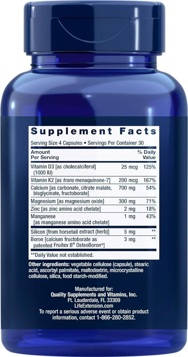 Bone Restore with Vitamin K2 120 Veggie Caps - Image 2