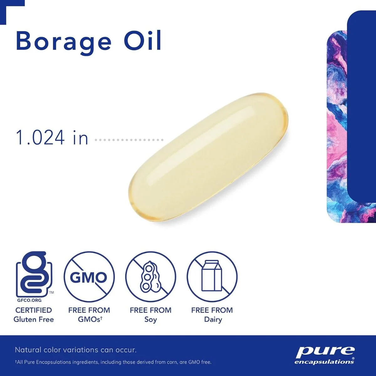 Borage Oil 1000 MG 180 Capsules - Image 3