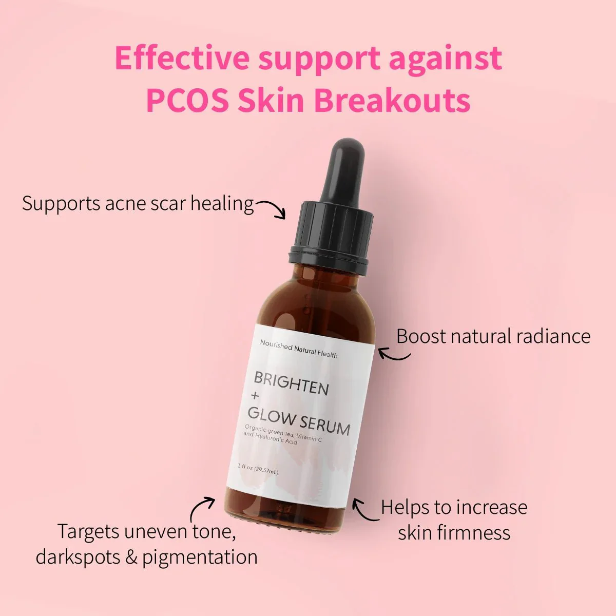 Brighten + Glow Skin Serum - Image 3