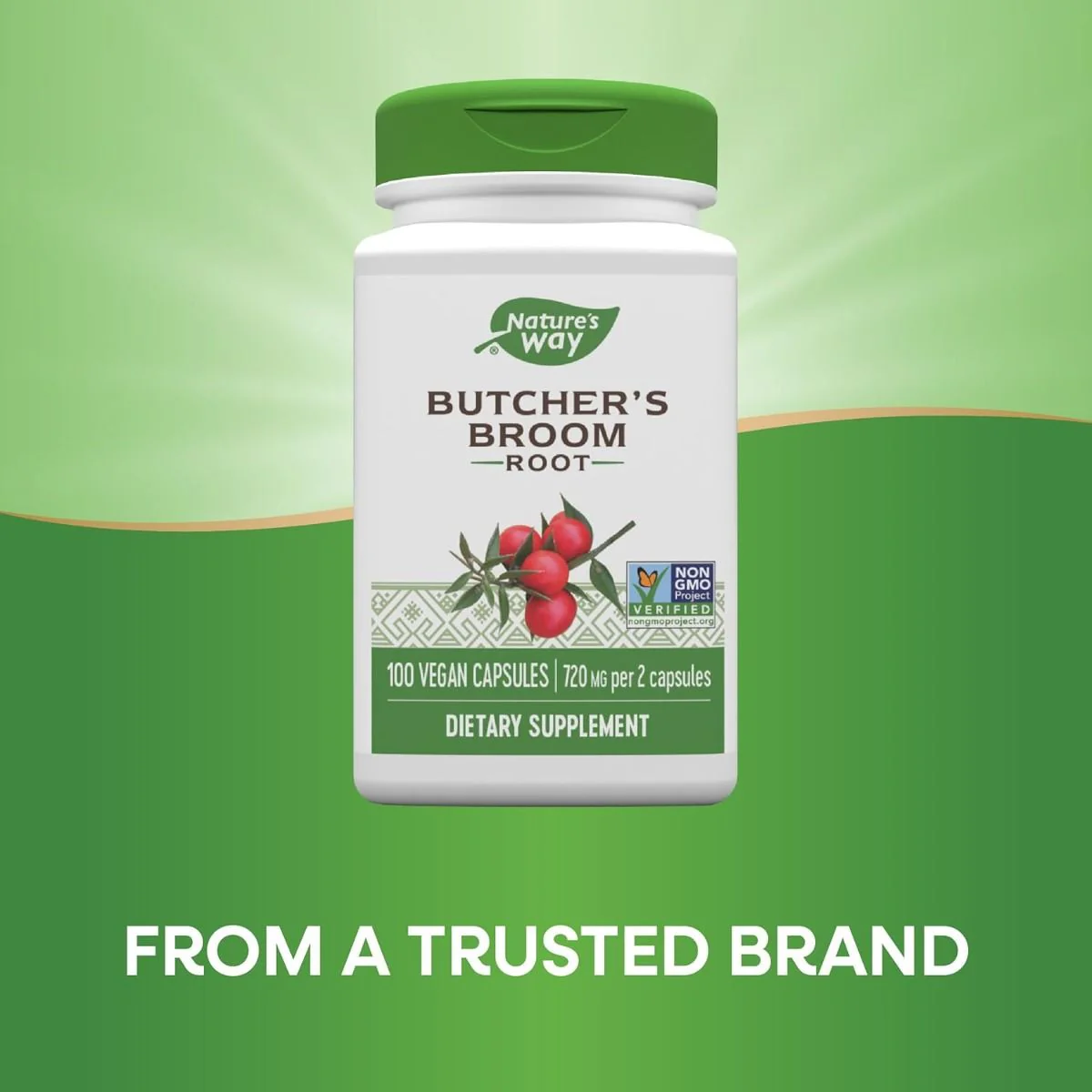 Butcher's Broom Root 100Capsules - Image 9