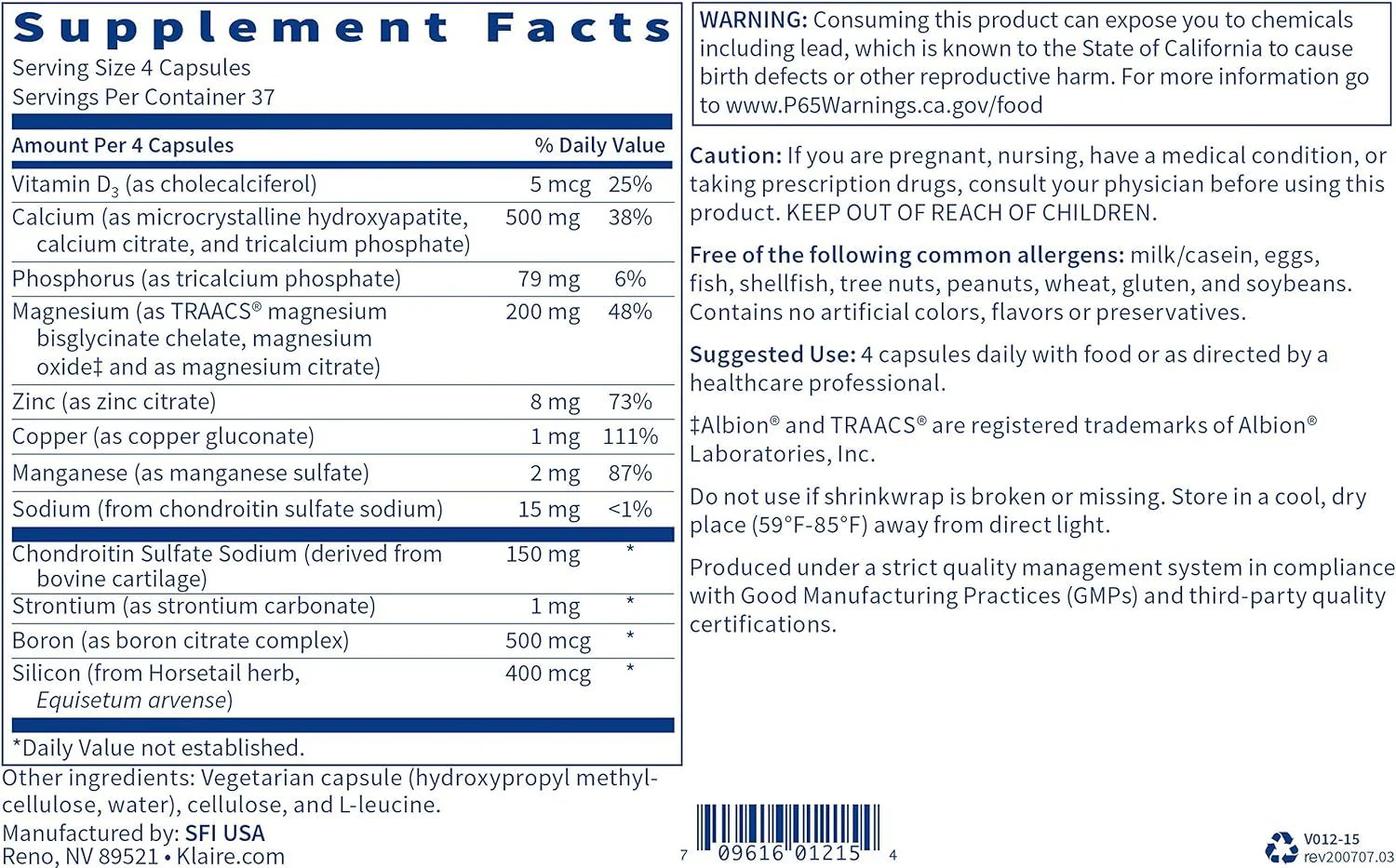Cal-Assimilate Plus 150 Veggie Caps - Image 2