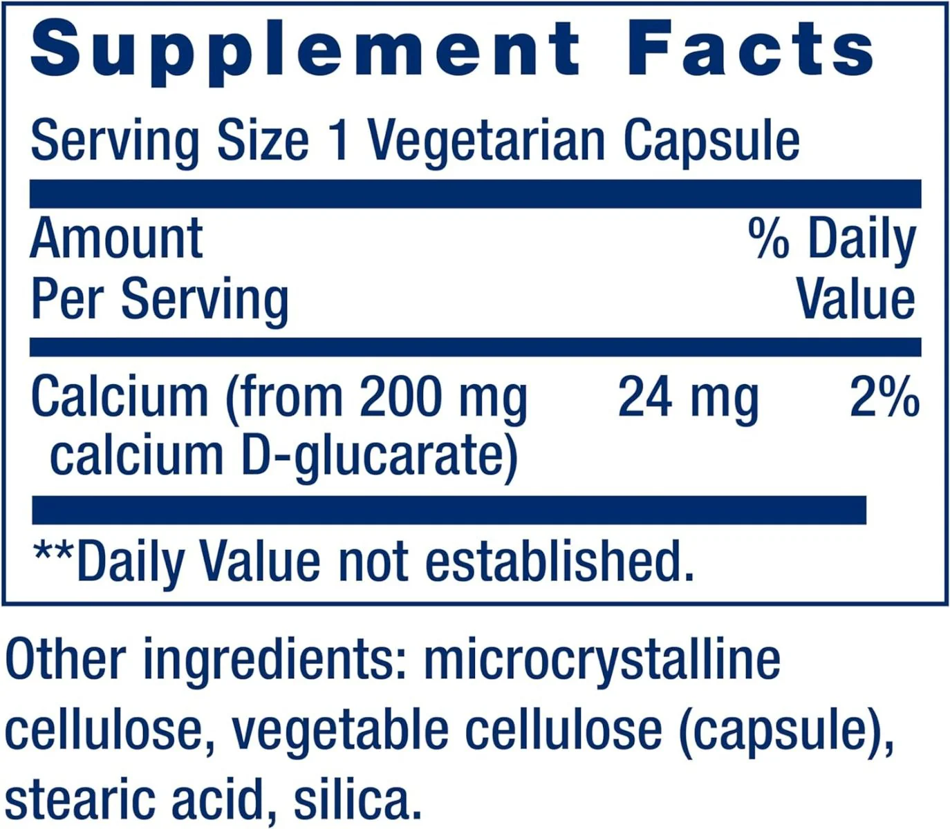 Calcium D-Glucarate 200 MG 60 Veggie Caps - Image 9