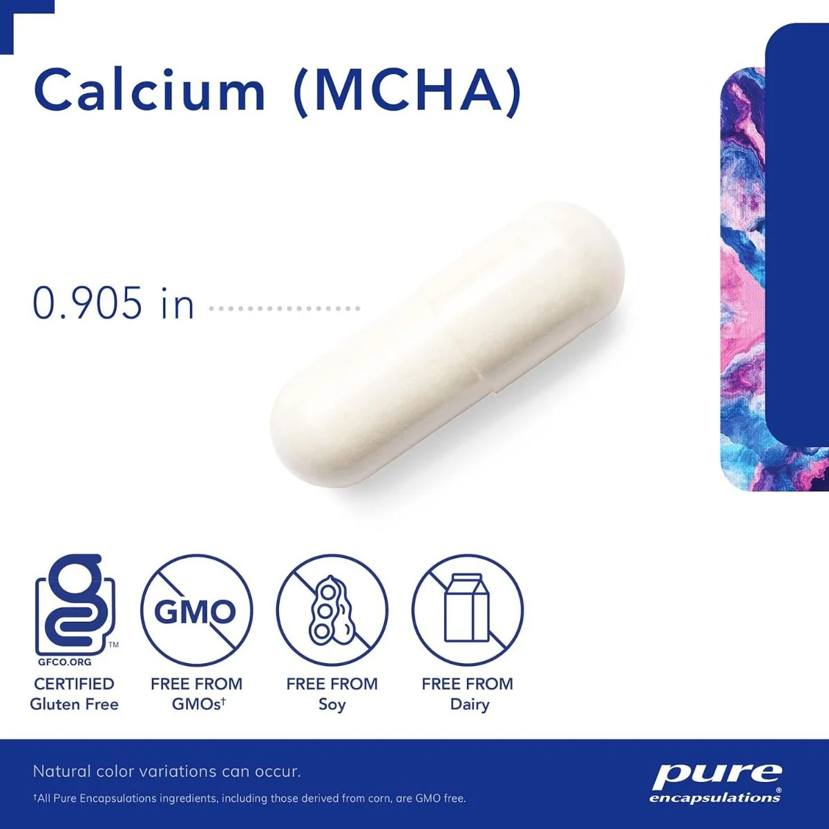 Calcium (MCHA) 180 Capsules - Image 3