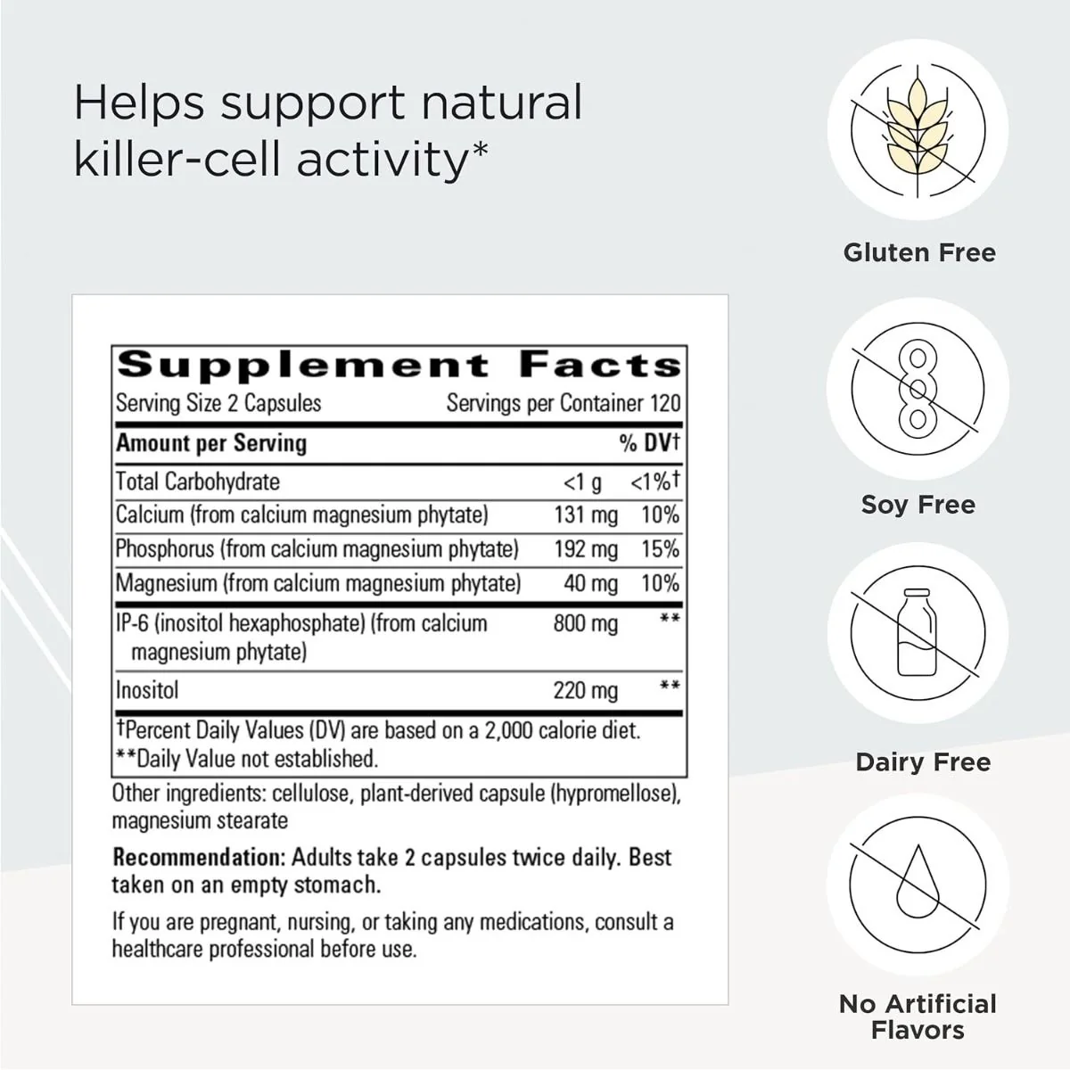 Cellular Forte with IP-6 and Inositol Tablets - Image 2
