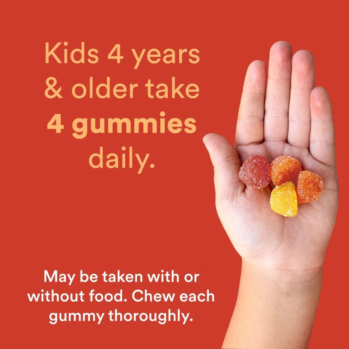 Children's All-in-One Multivitamin Plus Omega 3 Plus Vitamin D Gummies - 120 Ct - Image 7