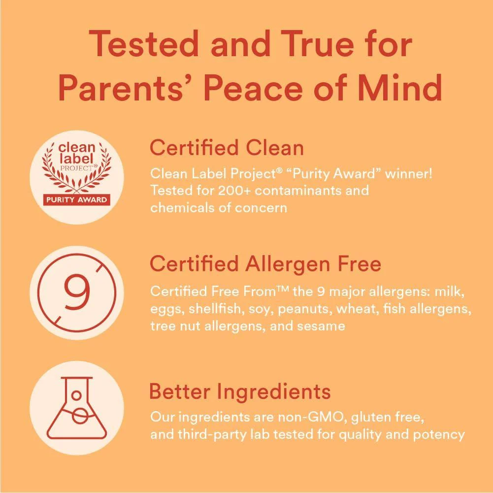 Children's All-in-One Multivitamin Plus Omega 3 Plus Vitamin D Gummies - 120 Ct - Image 8
