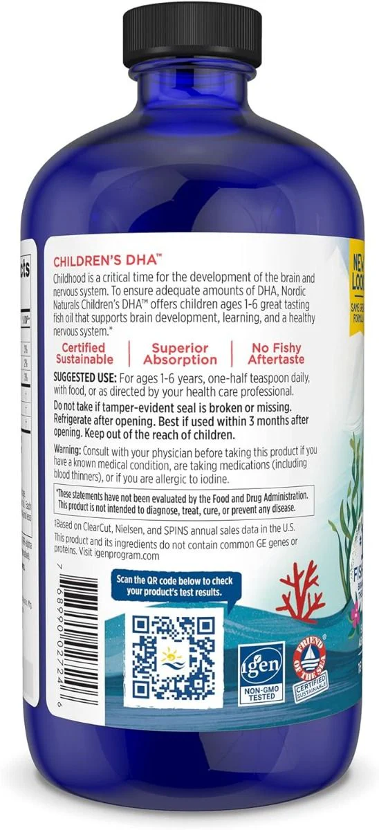 Children's Dha 16 Oz Liquid Strawberry - Image 3
