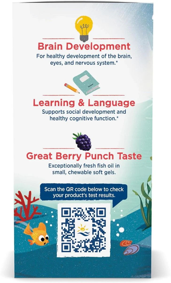 Children's Dha Xtra 90 Mini Softgel Berry Punch - Image 5