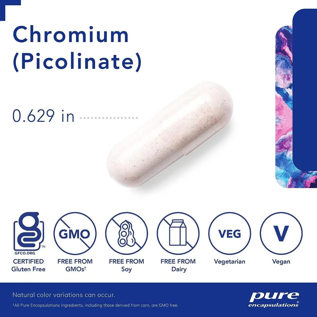 Chromium Picolinate 500 MCG 60 Veggie Caps - Image 3