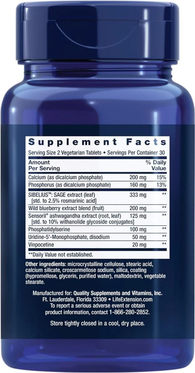 Cognitex Elite (Formerly Cognitex with Brain Shield) 60 Tablets - Image 2
