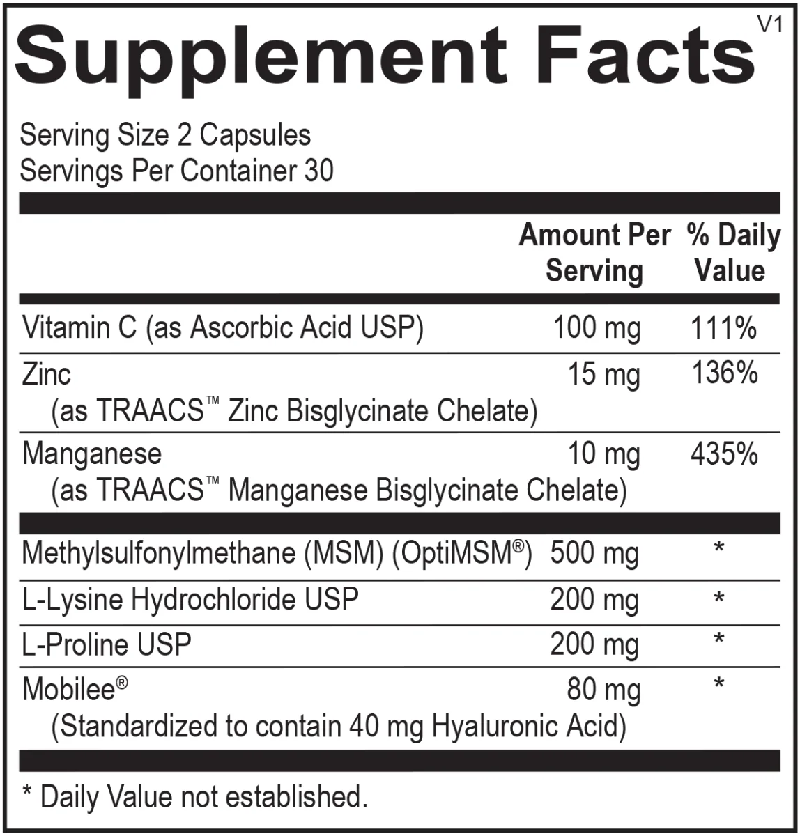 Collagen Factors 60 Capsules - Image 2