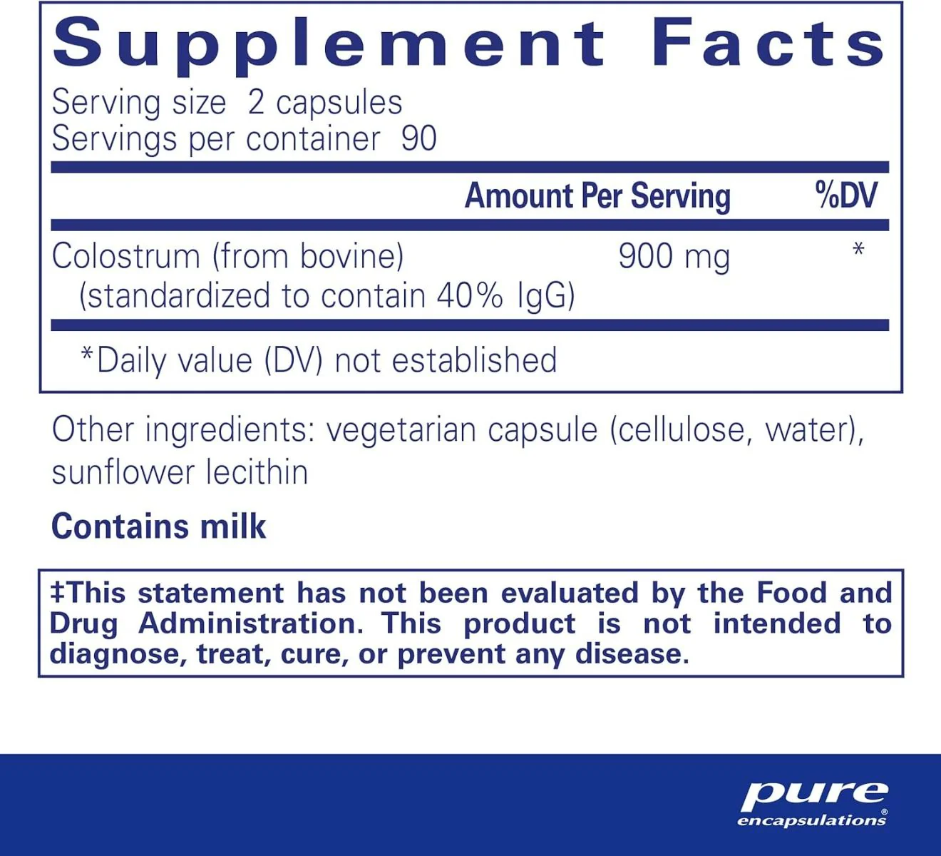 Colostrum 180 Capsules - Image 2