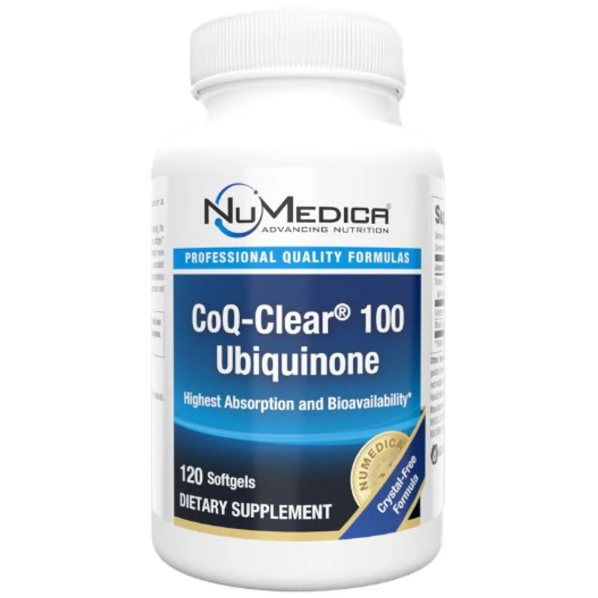 CoQ-Clear 100 Ubiquinone Softgels Citrus - Image 3