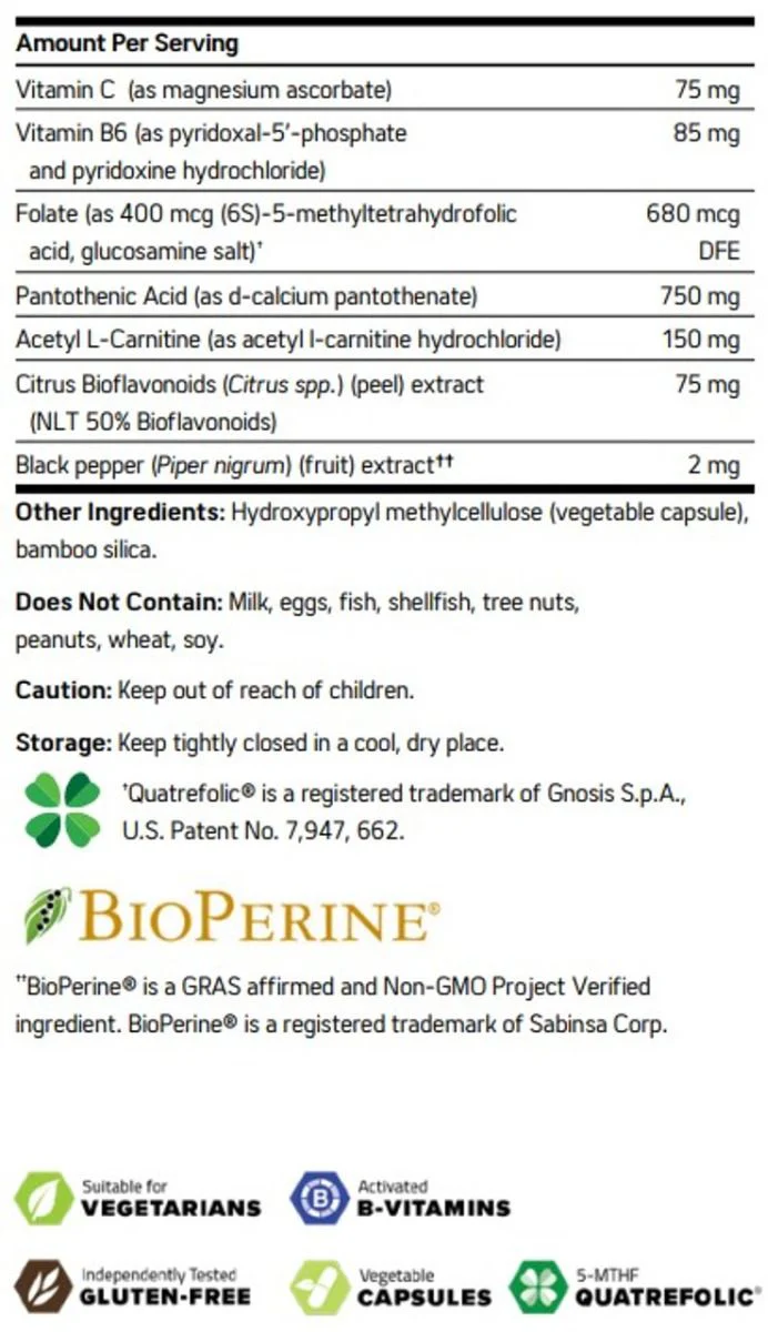 Corti-B Plex with Bioflavonoids 120 Veggie Caps - Image 2
