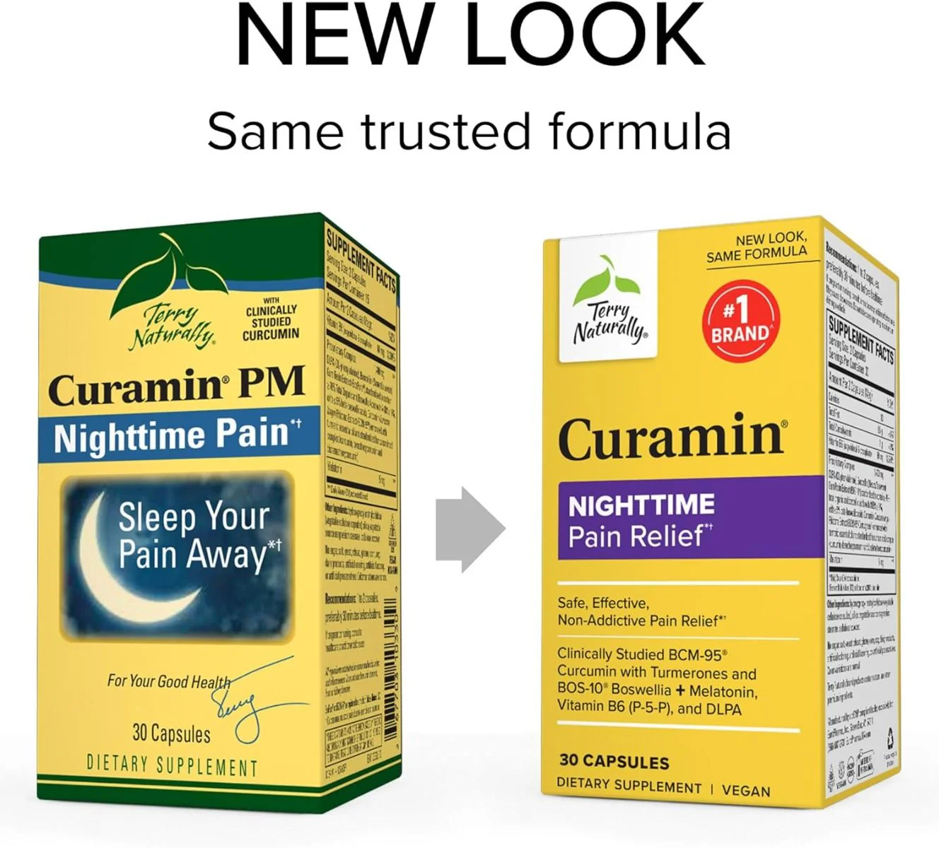 Curamin Nighttime Pain Relief 30 Capsules - Image 3