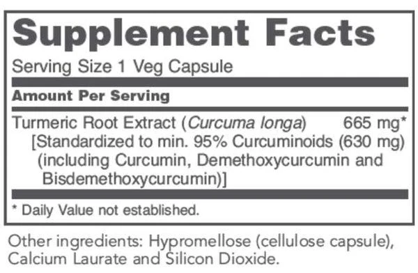 Curcumin 665mg 60 Vegan Capsules - Image 2