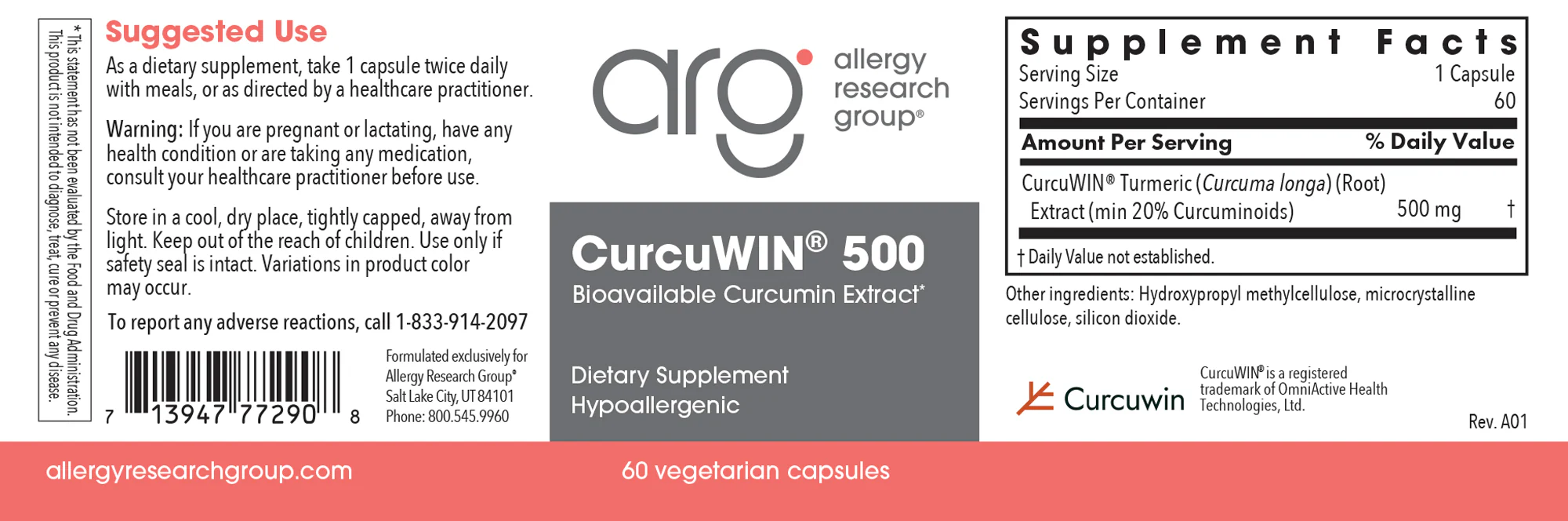 CurcuWIN 500 60Veggie Caps - Image 2