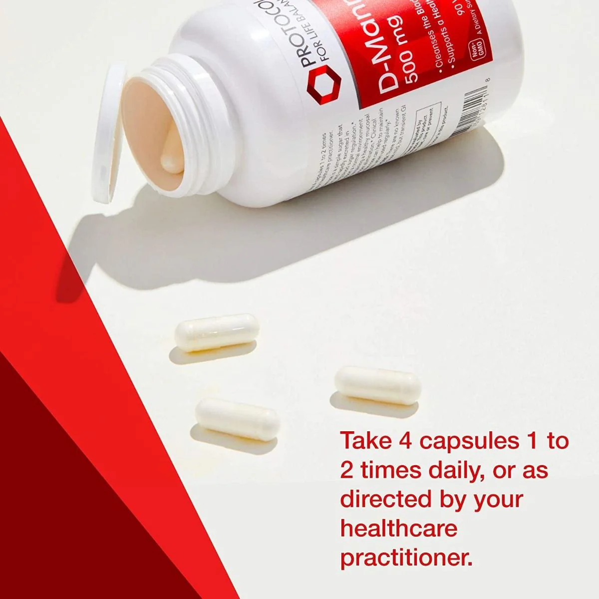 D-Mannose 500mg 90c 500 MG 90 Veggie Caps - Image 5