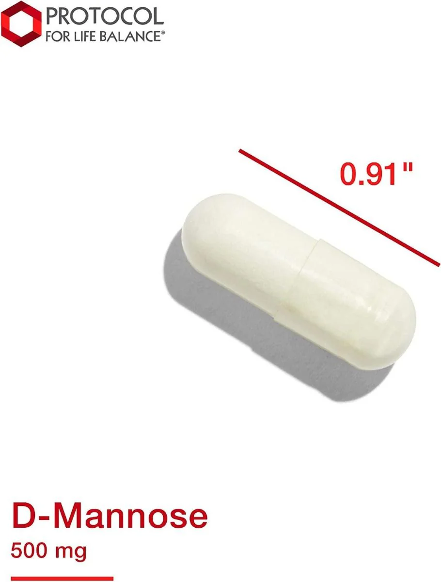 D-Mannose 500mg 90c 500 MG 90 Veggie Caps - Image 7