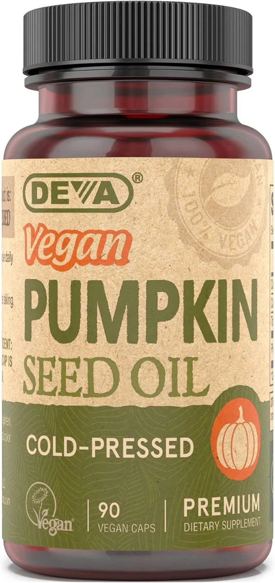 Devan Vegan Vitamins Pumpkin Seed Oil 90Vegan Capsules - Image 6