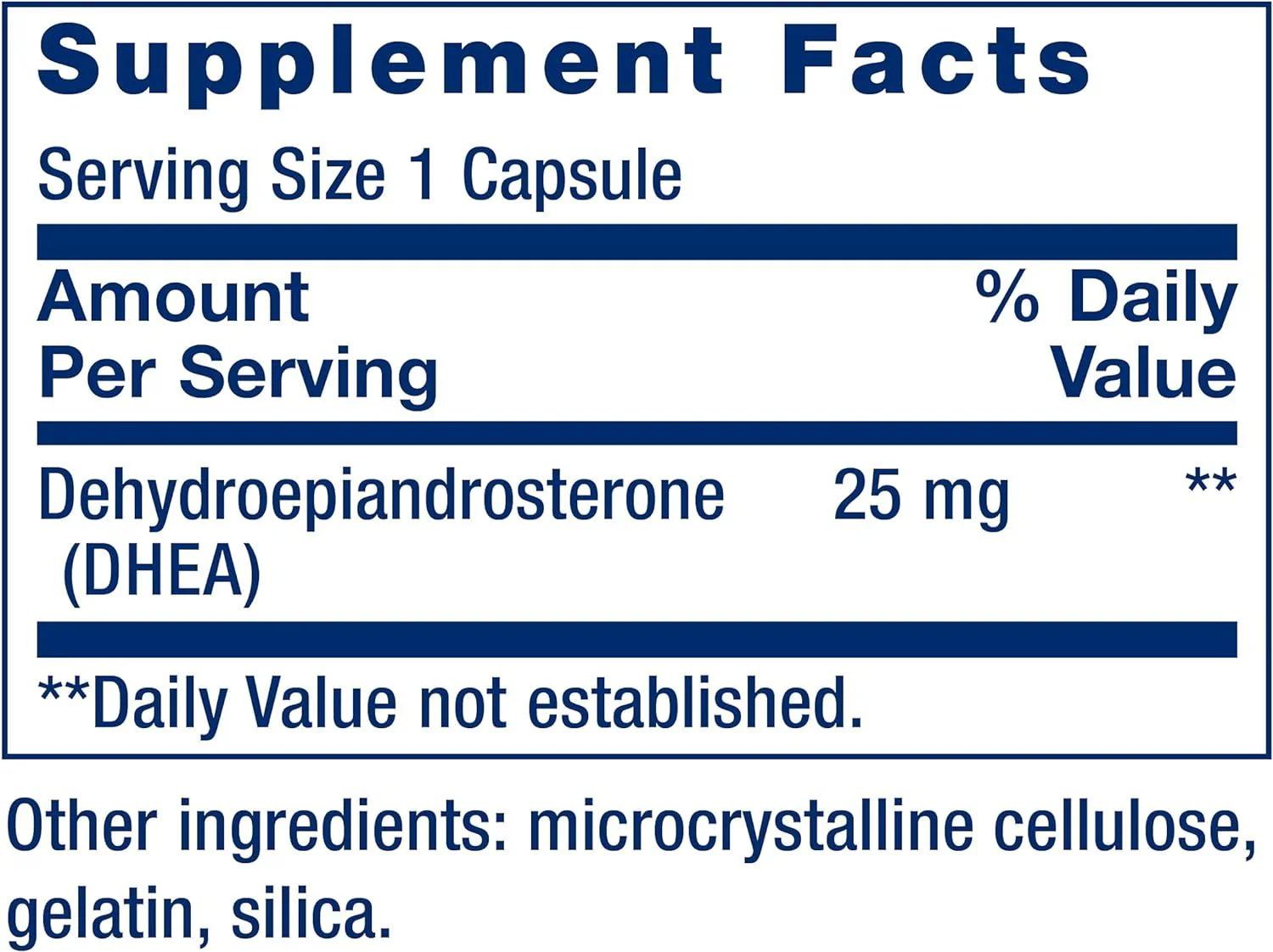 DHEA 25 MG 100 Capsules - Image 9