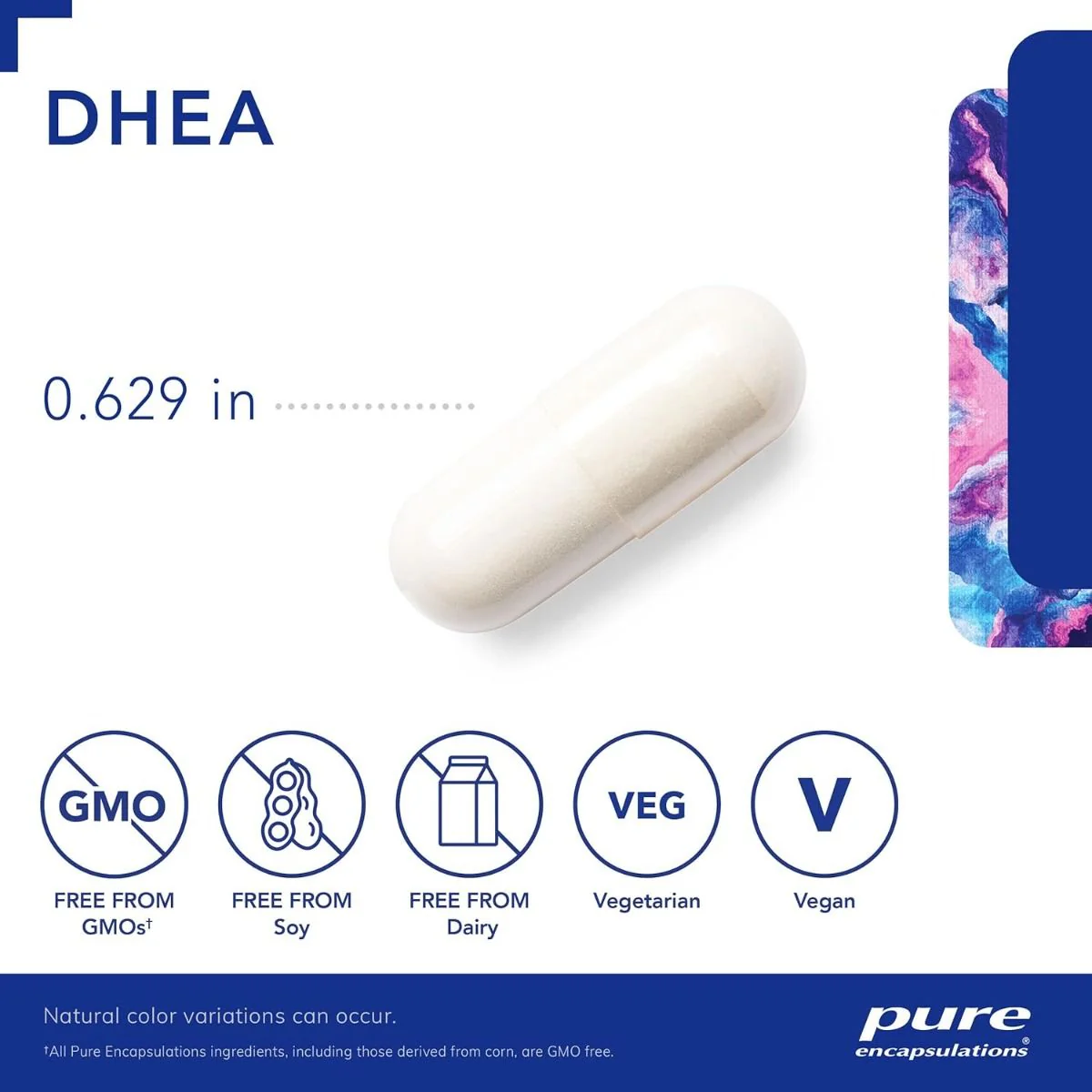 DHEA Micronized 10 MG 180 Veggie Caps - Image 3