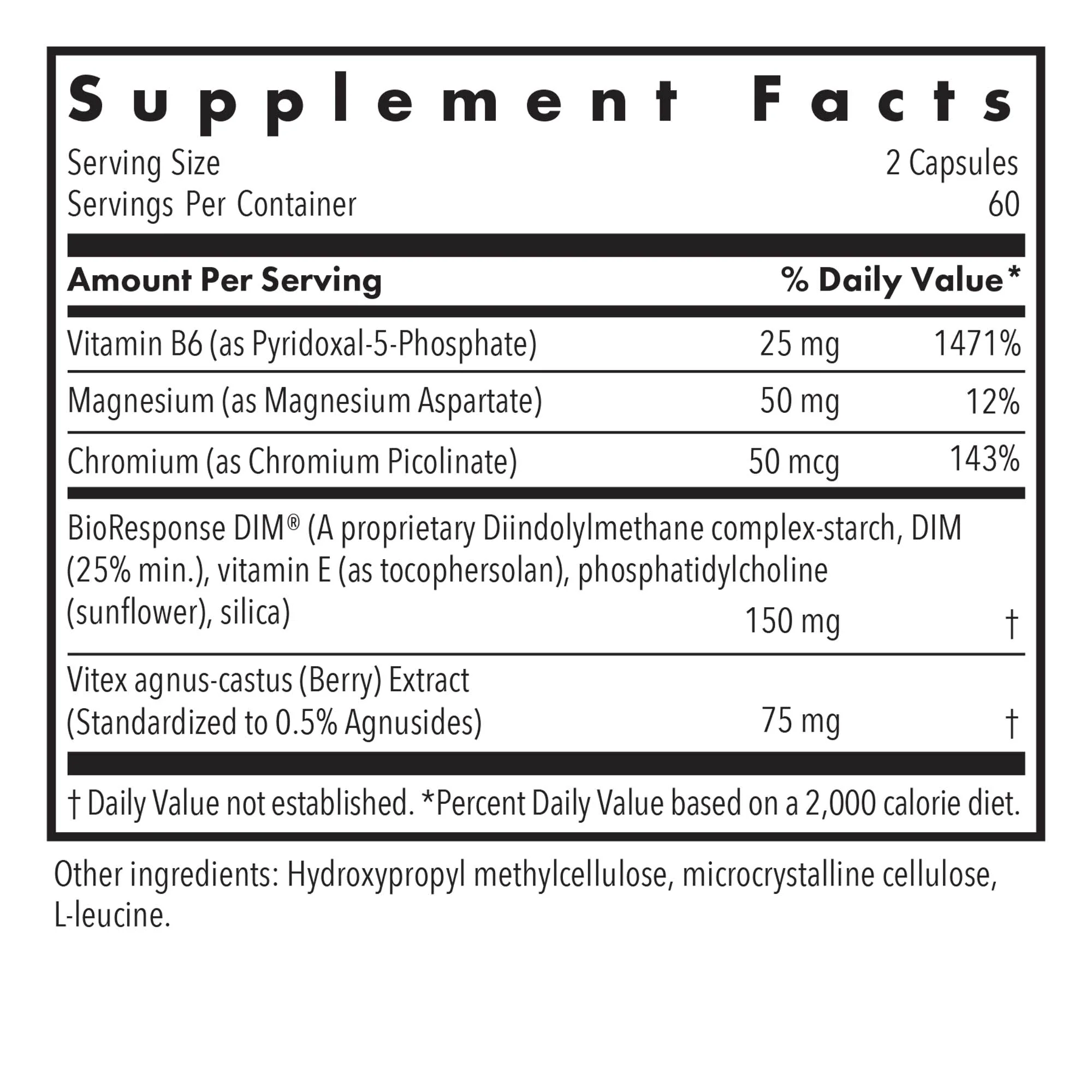 DIM Vitex PMS Formula 120Veggie Caps - Image 4