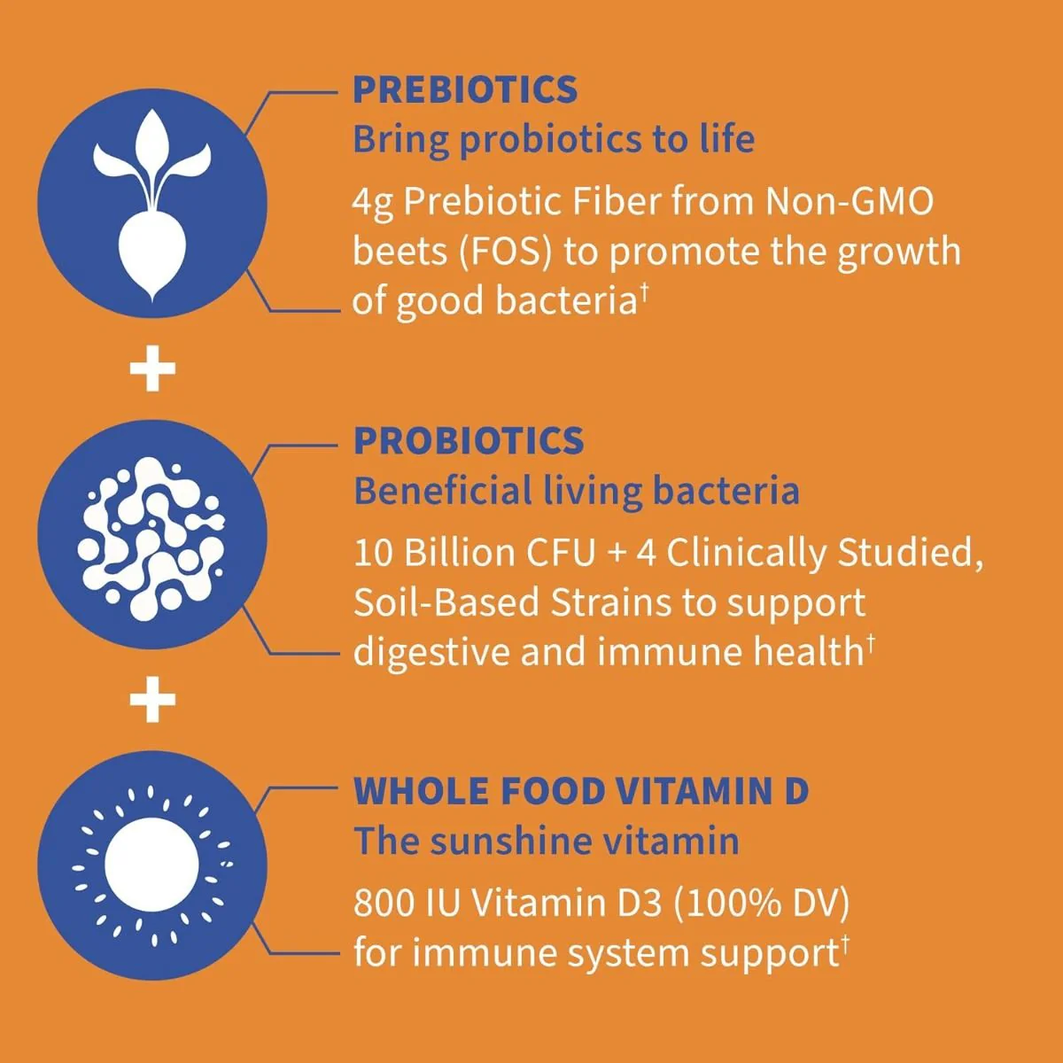 Dr. Formulated Probiotics 10 Billion 60 Gummies Orange - Image 3